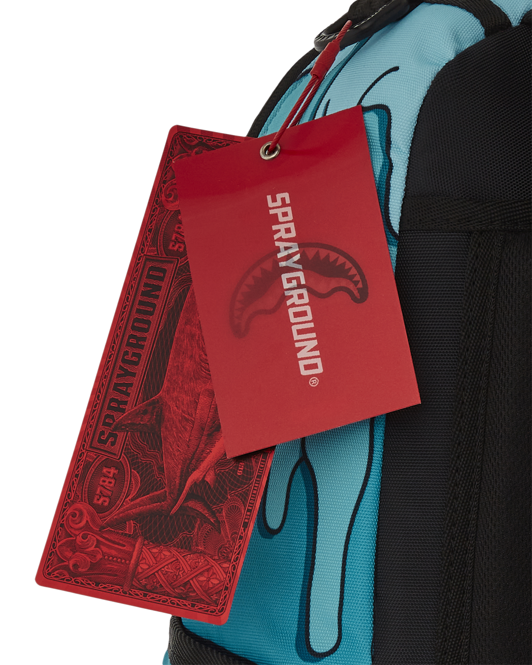 SPRAYGROUND® BACKPACK JORGE RODRIGUEZ BLUE DRIPZ BACKPACK