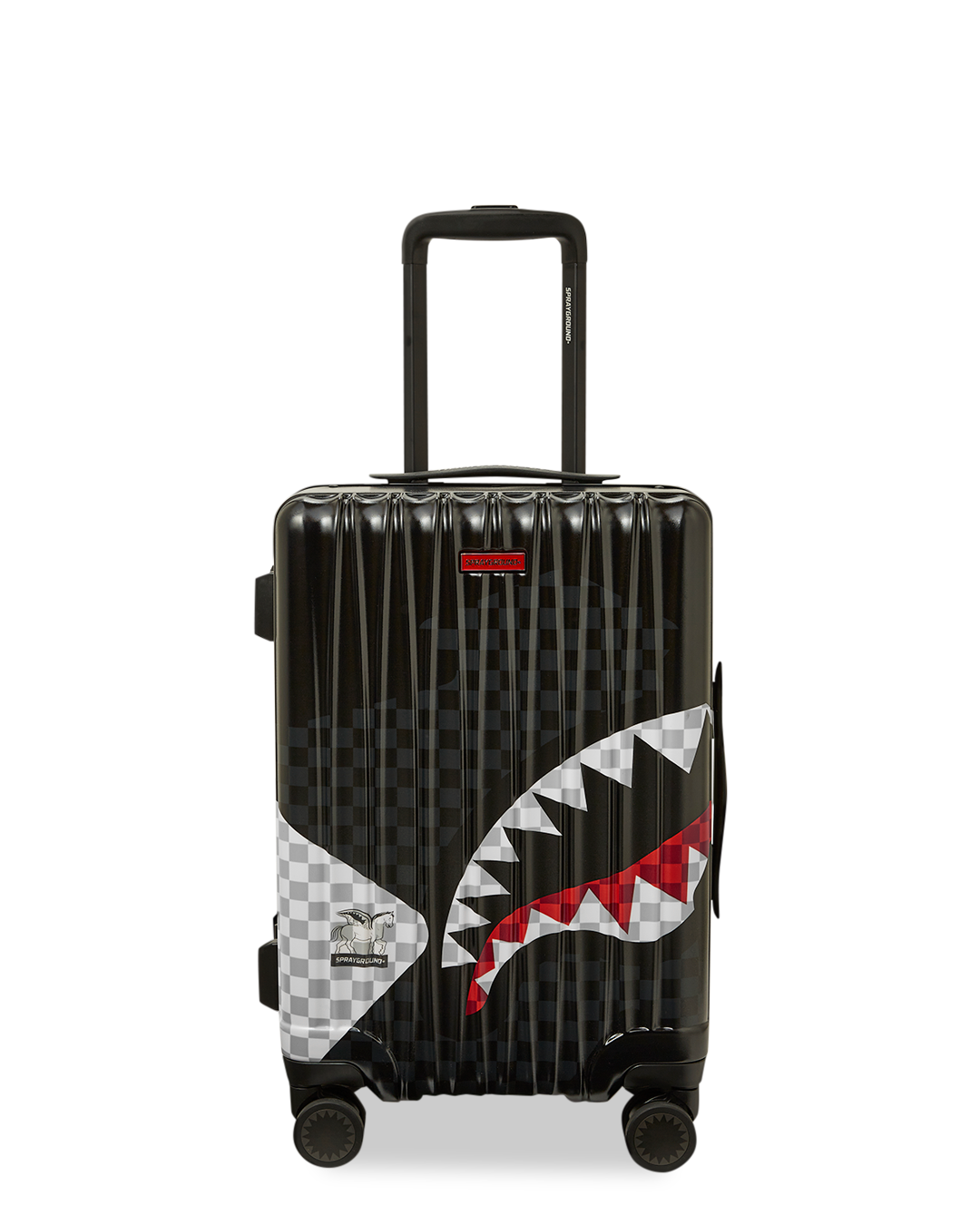 SPRAYGROUND® LUGGAGE TRIPLE DECKER HEIR TO THE THRONE HARDSHELL CARRY-ON LUGGAGE