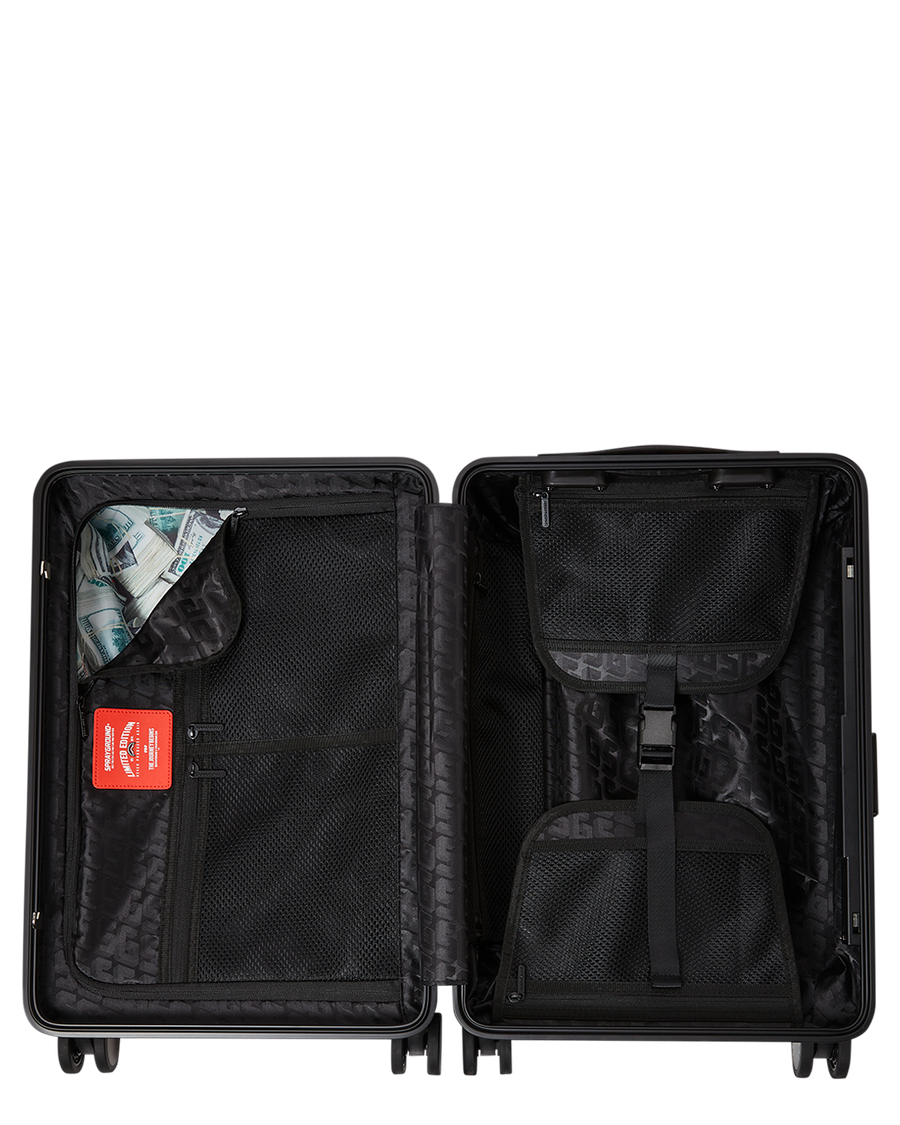 SPRAYGROUND® LUGGAGE TRIPLE DECKER HEIR TO THE THRONE HARDSHELL CARRY-ON LUGGAGE