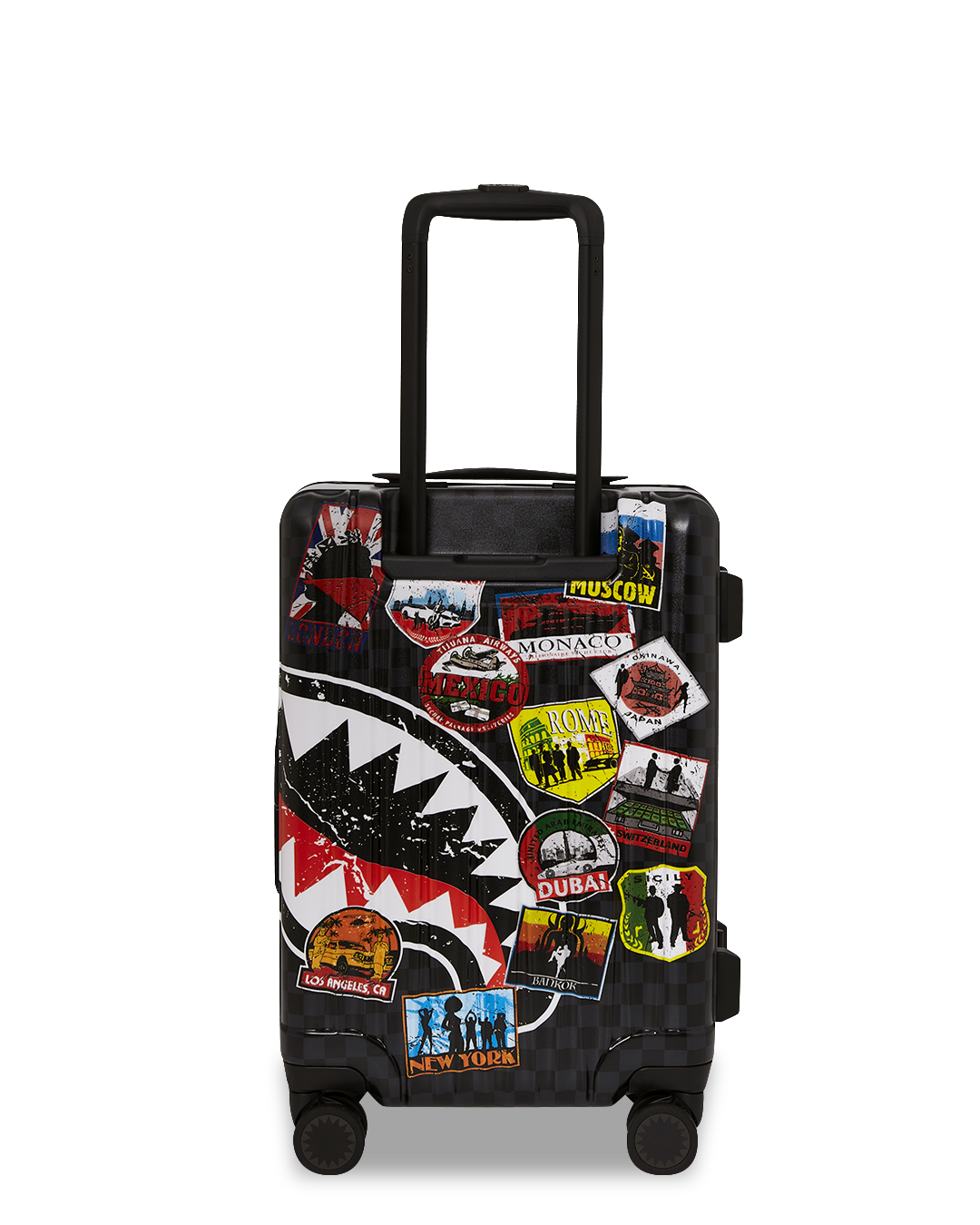 SPRAYGROUND® LUGGAGE GLOBAL MOGUL UNLIMITED MILES SHARKNAUTICS HARDSHELL CARRY-ON LUGGAGE