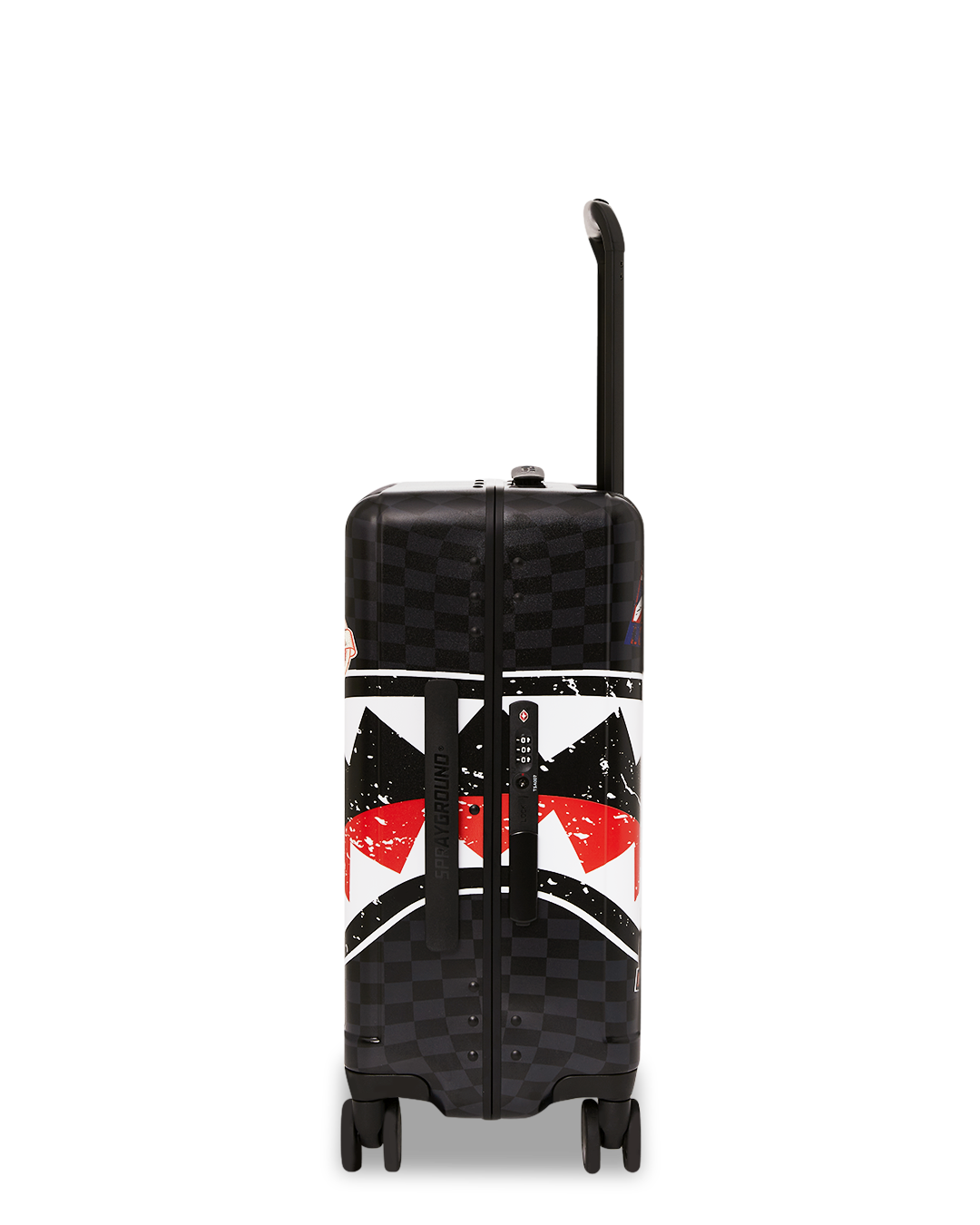 SPRAYGROUND® LUGGAGE GLOBAL MOGUL UNLIMITED MILES SHARKNAUTICS HARDSHELL CARRY-ON LUGGAGE