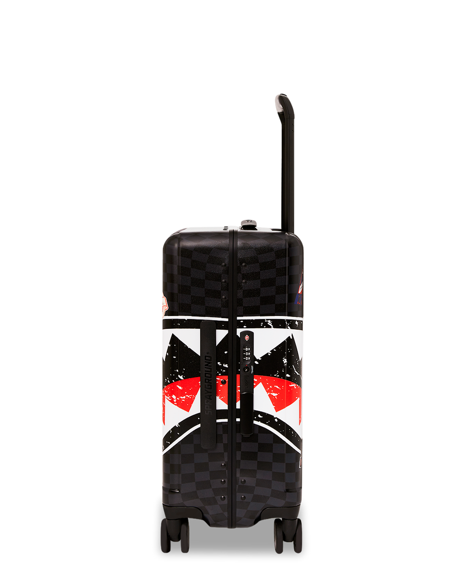 SPRAYGROUND® LUGGAGE GLOBAL MOGUL UNLIMITED MILES SHARKNAUTICS HARDSHELL CARRY-ON LUGGAGE