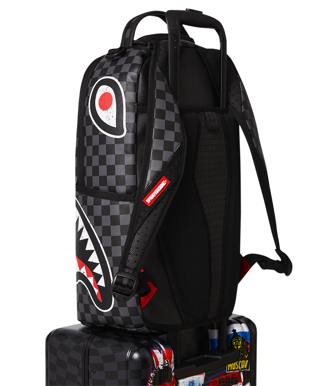 SPRAYGROUND® LUGGAGE GLOBAL MOGUL UNLIMITED MILES SHARKNAUTICS HARDSHELL CARRY-ON LUGGAGE