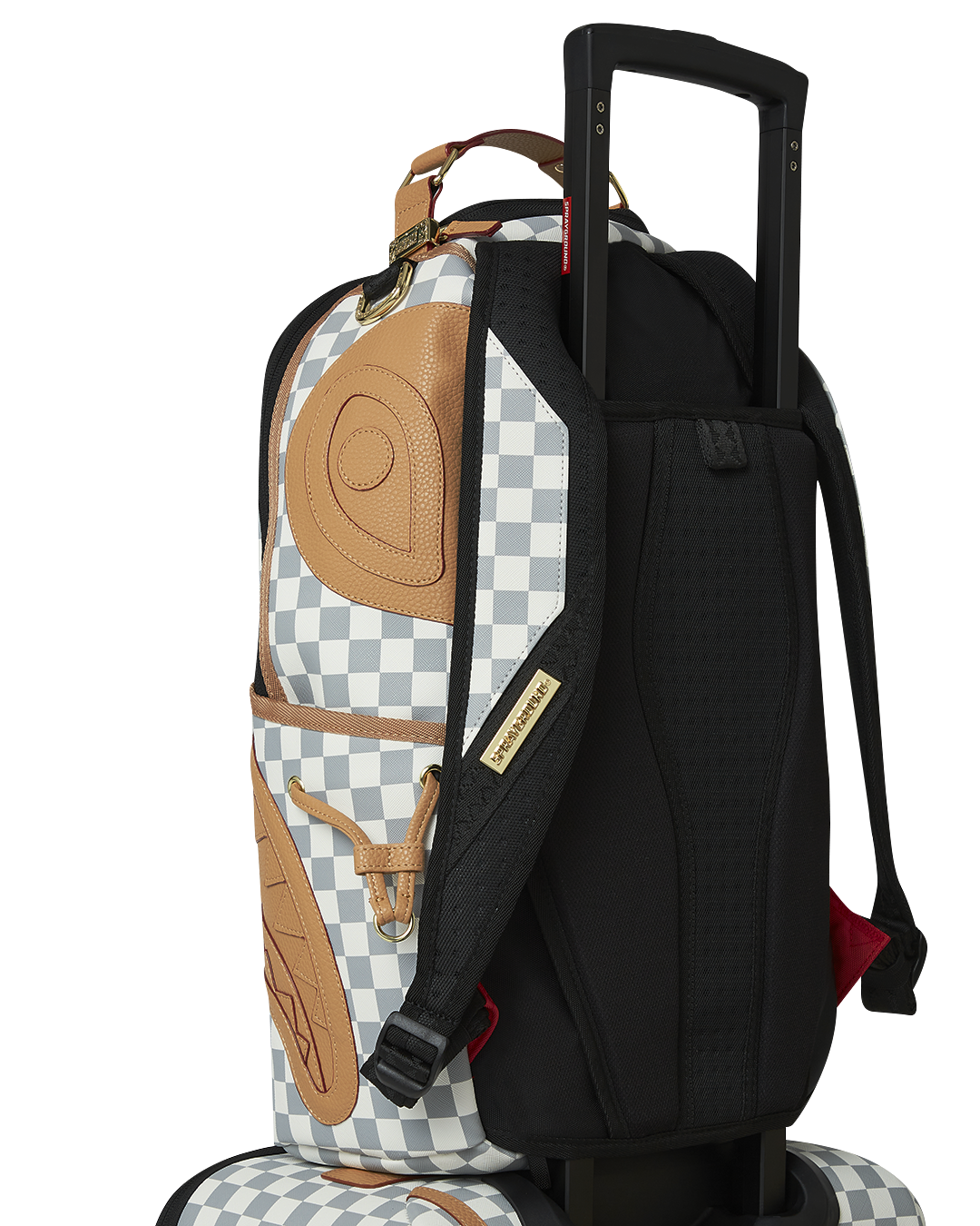 SPRAYGROUND® LUGGAGE HENNY LATTE SOFT SHELL CARRY-ON LUGGAGE