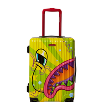 SPRAYGROUND® LUGGAGE SLIME DIME SHARKNAUTICS HARDSHELL CARRY-ON LUGGAGE