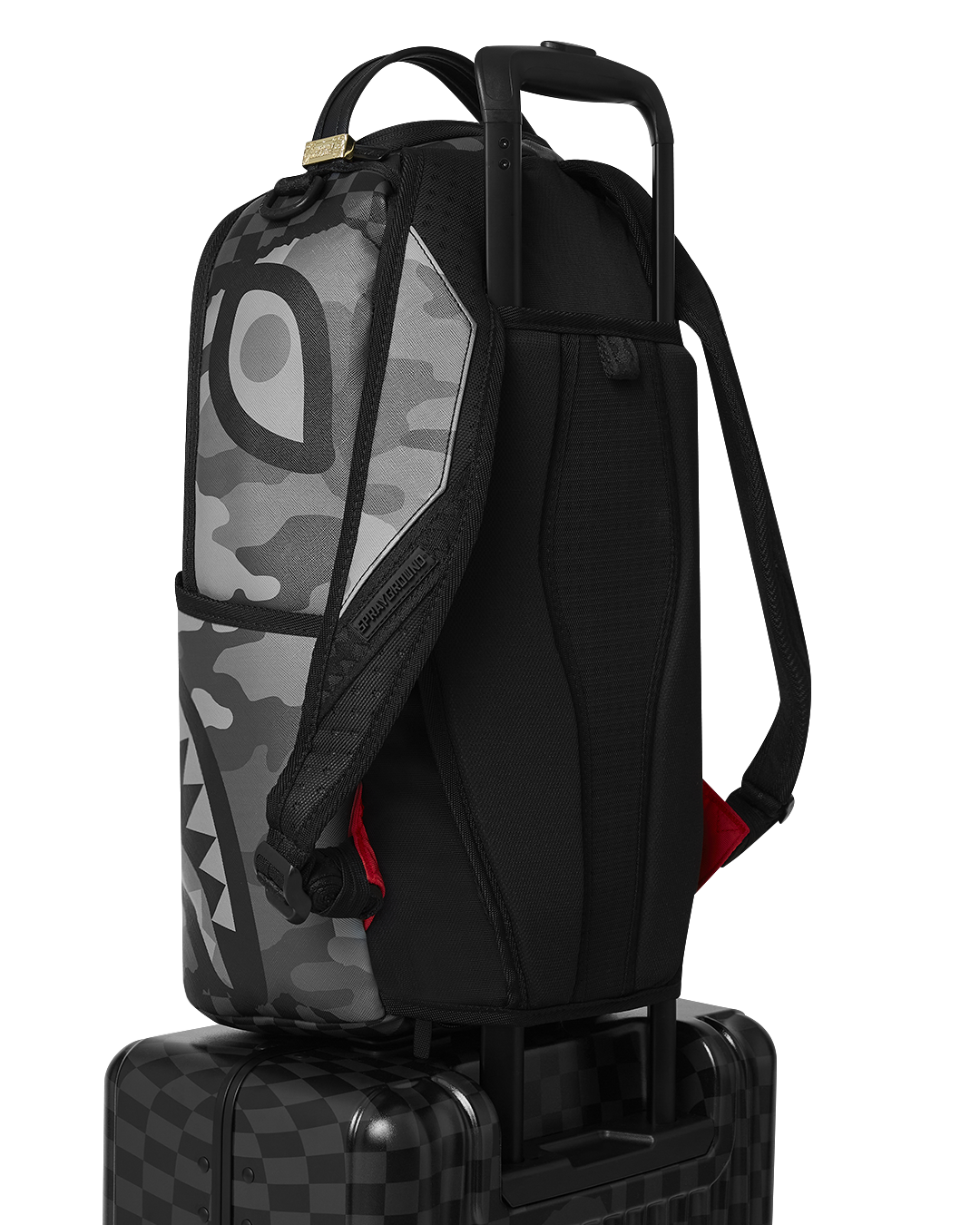 SPRAYGROUND® LUGGAGE 3AM RIPTIDE SHARKNAUTICS HARDSHELL CARRY-ON LUGGAGE