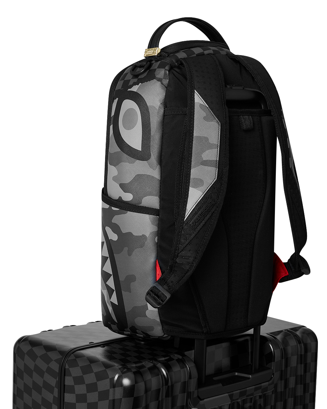 SPRAYGROUND® LUGGAGE 3AM RIPTIDE SHARKNAUTICS HARDSHELL FULL-SIZE LUGGAGE