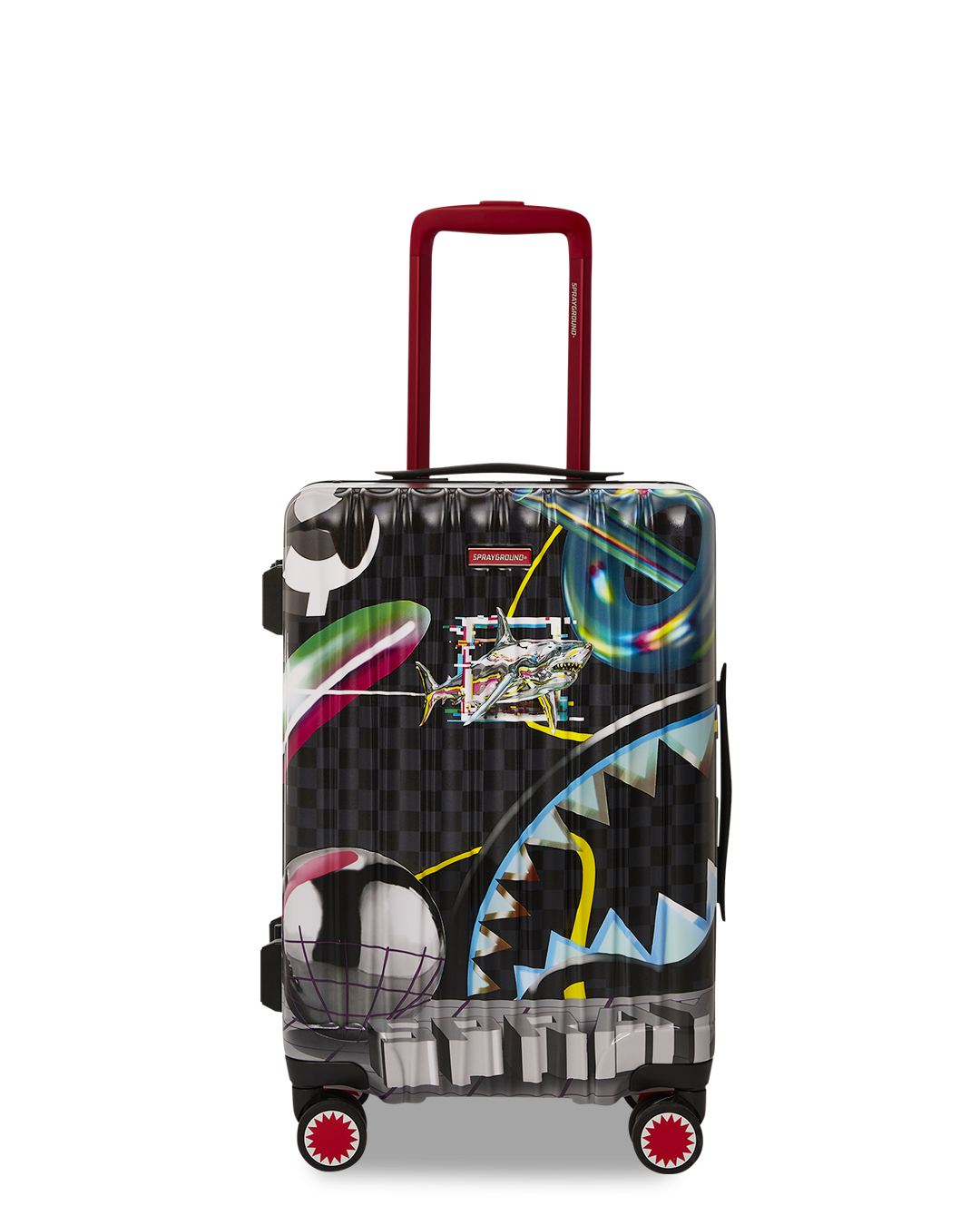 SPRAYGROUND® LUGGAGE MIND TRIP SHARK DOSE SHARKNAUTICS HARDSHELL CARRY-ON LUGGAGE