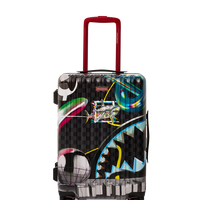 SPRAYGROUND® LUGGAGE MIND TRIP SHARK DOSE SHARKNAUTICS HARDSHELL CARRY-ON LUGGAGE