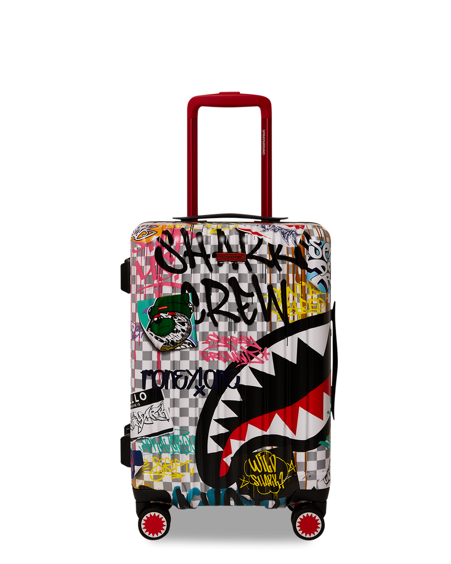 CREATE ANOTHER DAY SHARKNAUTICS HARDSHELL CARRY-ON LUGGAGE