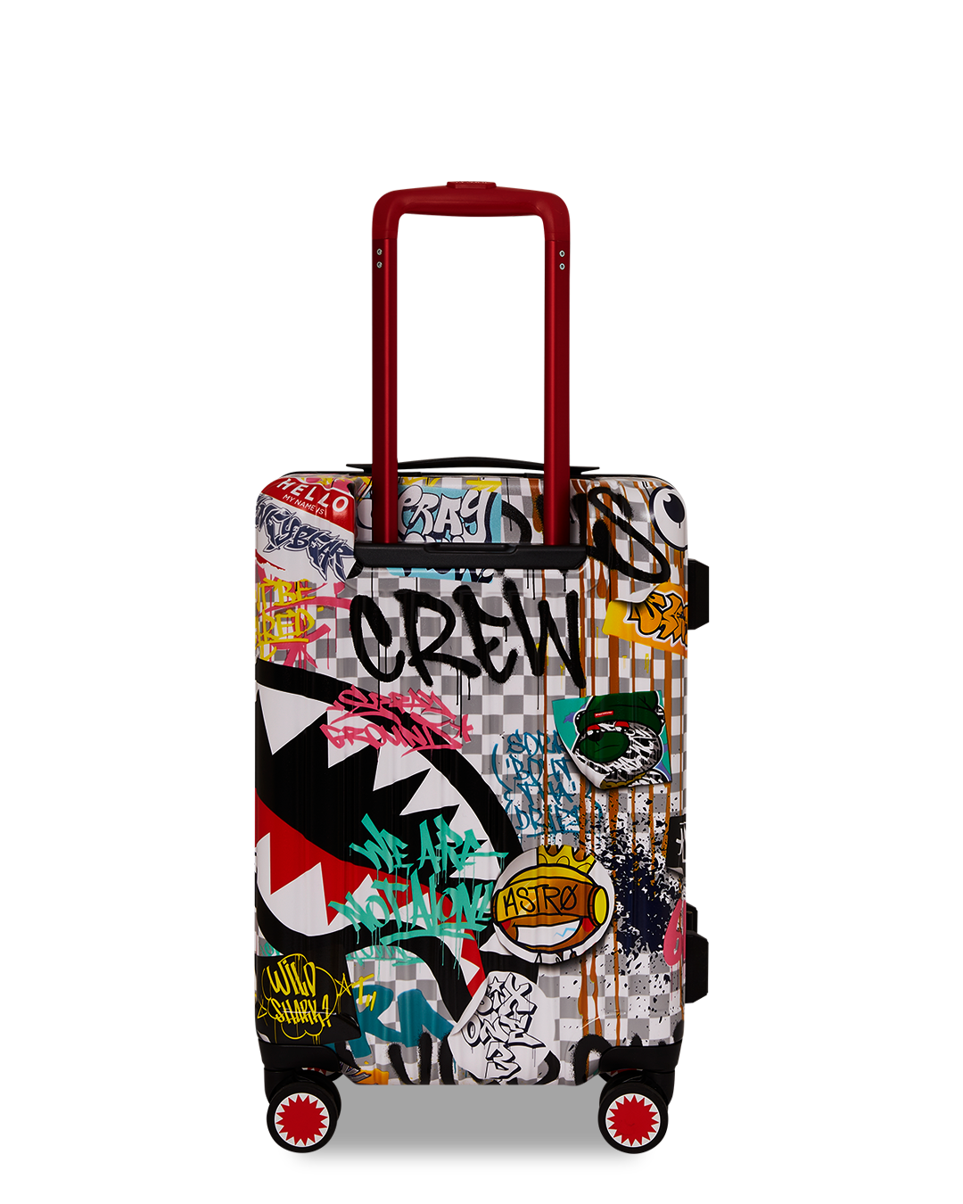 SPRAYGROUND® LUGGAGE CREATE ANOTHER DAY SHARKNAUTICS HARDSHELL CARRY-ON LUGGAGE