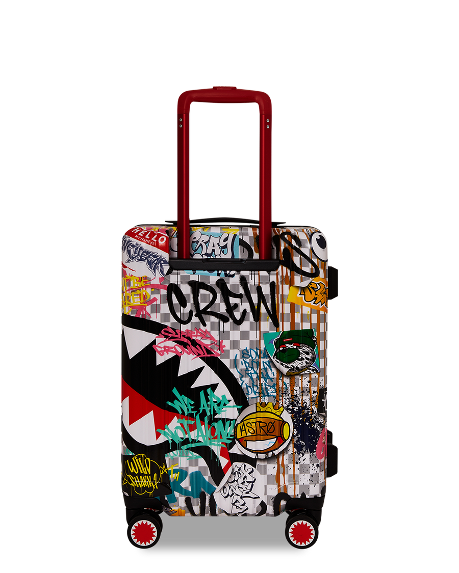 SPRAYGROUND® LUGGAGE CREATE ANOTHER DAY SHARKNAUTICS HARDSHELL CARRY-ON LUGGAGE