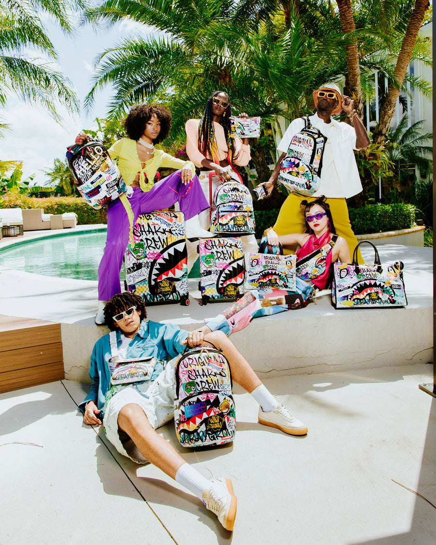 SPRAYGROUND® LUGGAGE CREATE ANOTHER DAY SHARKNAUTICS HARDSHELL CARRY-ON LUGGAGE