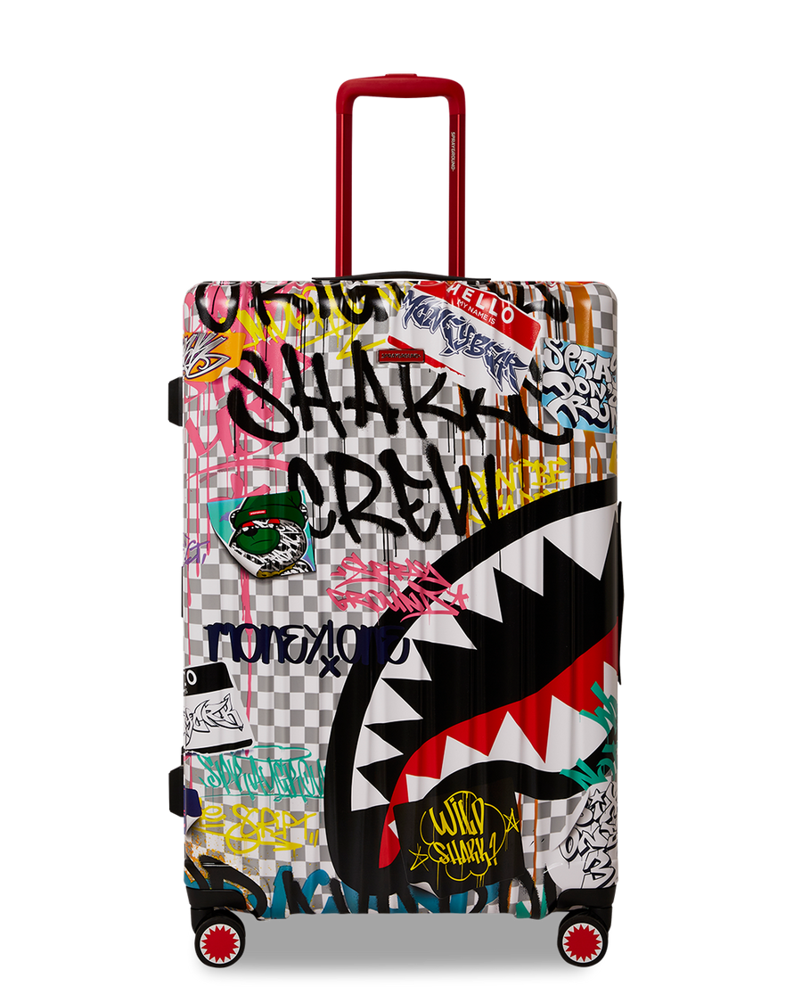 SPRAYGROUND® LUGGAGE CREATE ANOTHER DAY SHARKNAUTICS HARDSHELL FULL-SIZE LUGGAGE