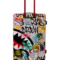 SPRAYGROUND® LUGGAGE CREATE ANOTHER DAY SHARKNAUTICS HARDSHELL FULL-SIZE LUGGAGE