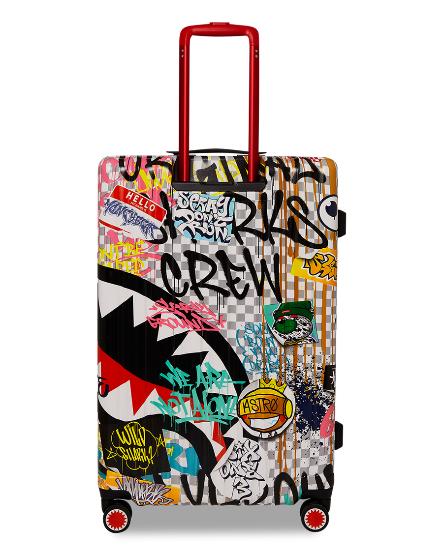 SPRAYGROUND® LUGGAGE CREATE ANOTHER DAY SHARKNAUTICS HARDSHELL FULL-SIZE LUGGAGE