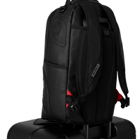 SPRAYGROUND® LUGGAGE REALITY CHECK SHARKNAUTICS HARDSHELL FULL-SIZE JETBLACK LUGGAGE (GUNMETAL HARDWARE)