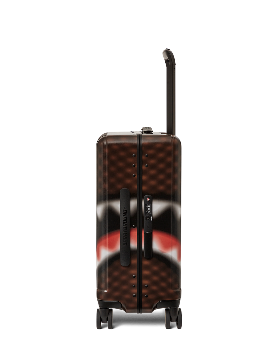 SPRAYGROUND® LUGGAGE SHARKS IN PARIS BLUR EFFECT CARRY-ON LUGGAGE