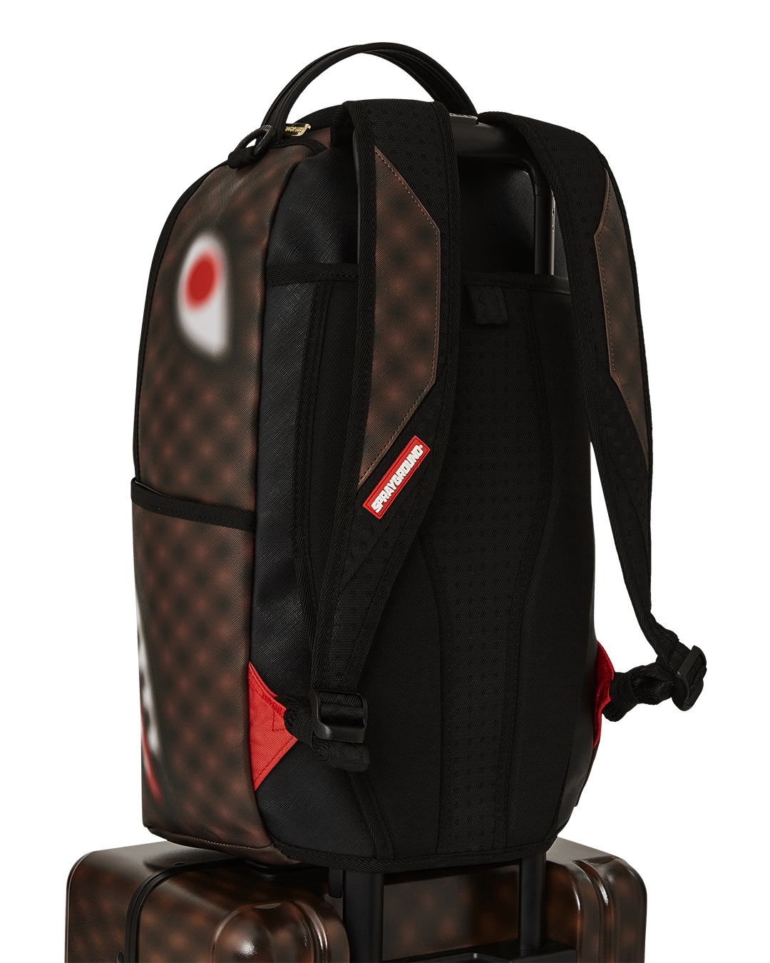 SPRAYGROUND® LUGGAGE SHARKS IN PARIS BLUR EFFECT CARRY-ON LUGGAGE