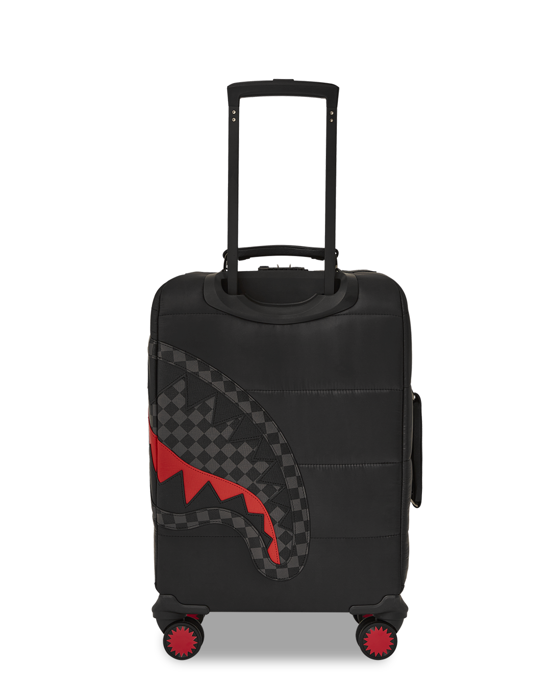 SPRAYGROUND® LUGGAGE BLACK PUFFER CHECK CARRY-ON LUGGAGE