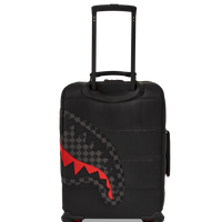 SPRAYGROUND® LUGGAGE BLACK PUFFER CHECK CARRY-ON LUGGAGE