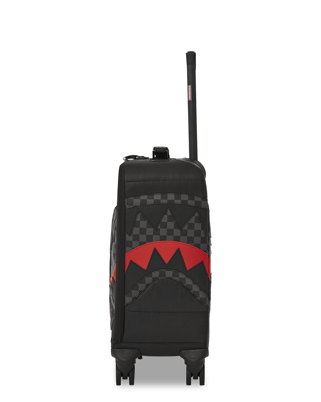 SPRAYGROUND® LUGGAGE BLACK PUFFER CHECK CARRY-ON LUGGAGE