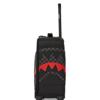 SPRAYGROUND® LUGGAGE BLACK PUFFER CHECK CARRY-ON LUGGAGE