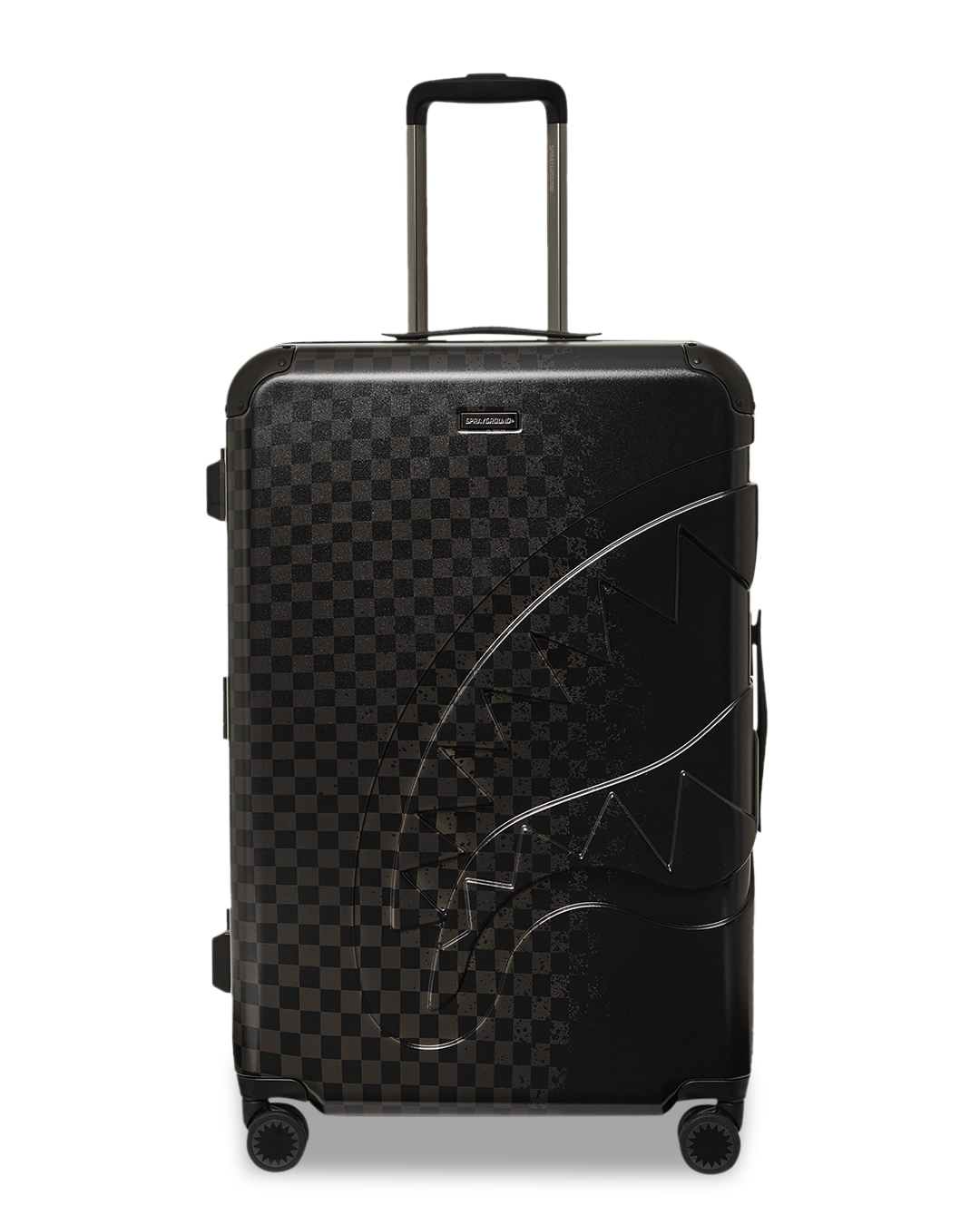 SPRAYGROUND® LUGGAGE SPRITZ GREY CHECK FULL SIZE LUGGAGE