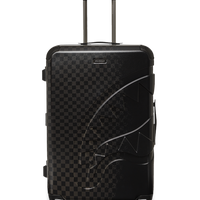 SPRAYGROUND® LUGGAGE SPRITZ GREY CHECK FULL SIZE LUGGAGE