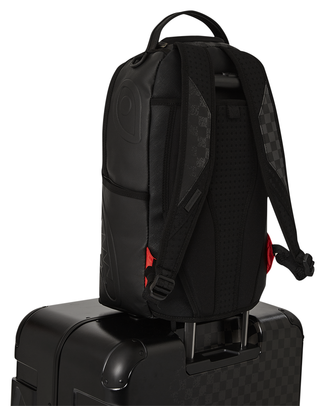 SPRAYGROUND® LUGGAGE SPRITZ GREY CHECK FULL SIZE LUGGAGE