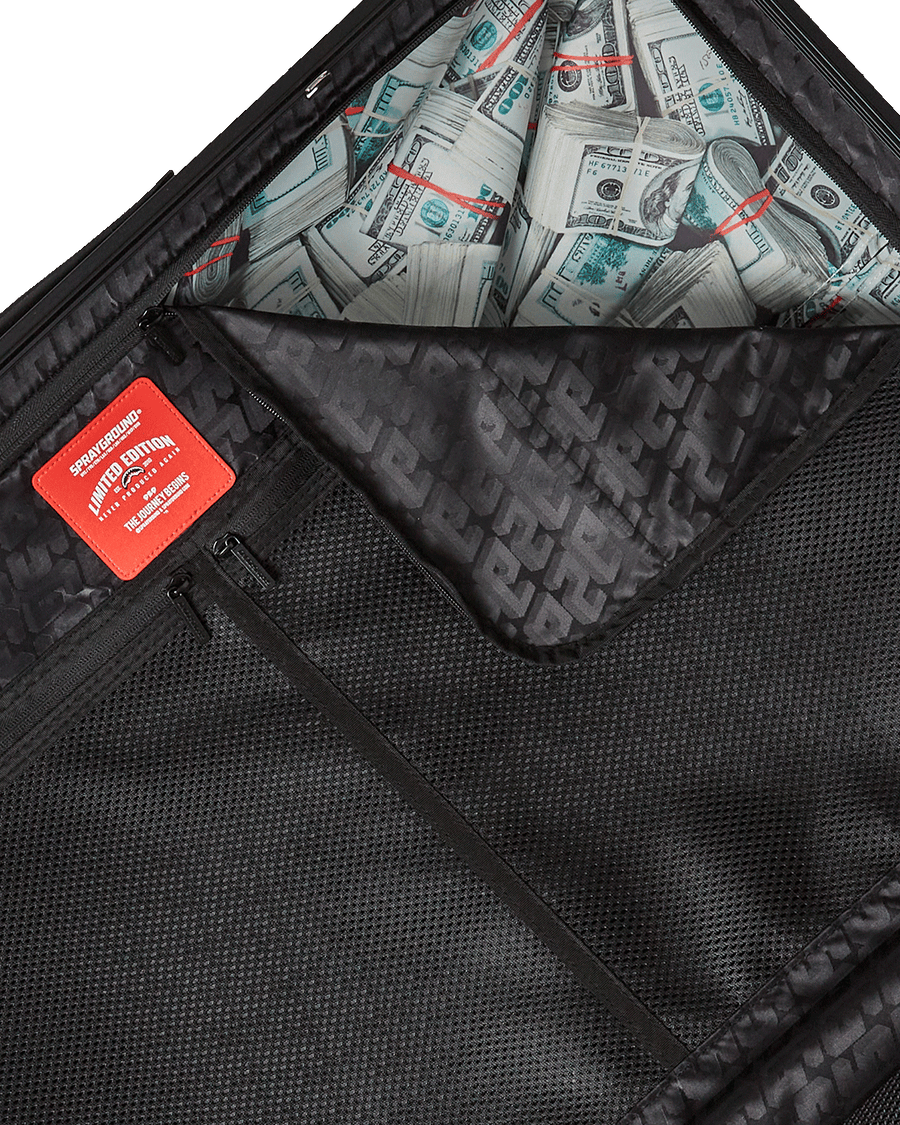 SPRAYGROUND® LUGGAGE SPRITZ GREY CHECK FULL SIZE LUGGAGE