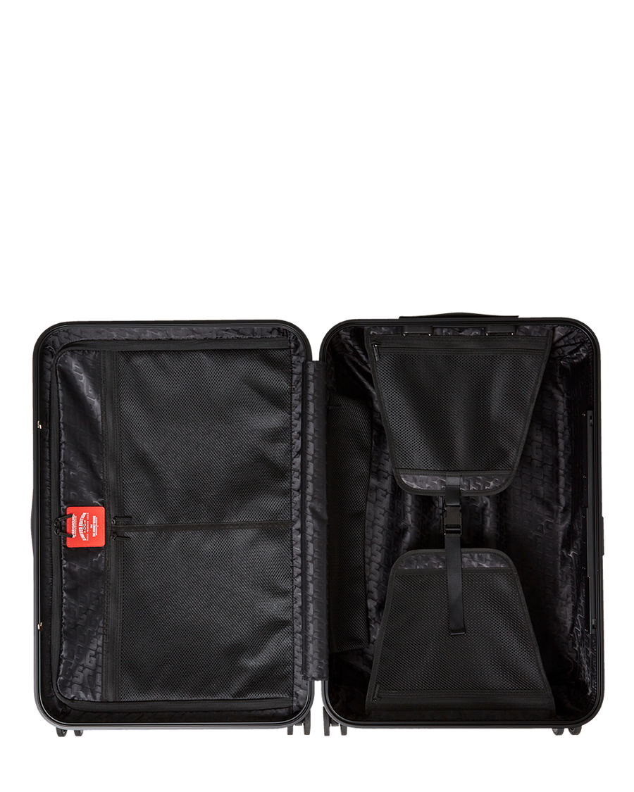 SPRAYGROUND® LUGGAGE SPRITZ GREY CHECK FULL SIZE LUGGAGE