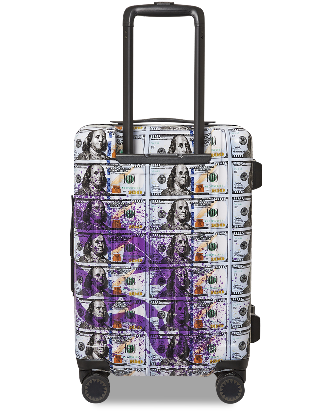 SPRAYGROUND® LUGGAGE BILLIONS IN THE BANK HARD SHELL CARRY-ON LUGGAGE