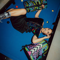 SPRAYGROUND® DUFFLE A.I. PATH TO THE FUTURE III DUFFLE - SANDFLOWER COLLAB (GLOW IN THE DARK)