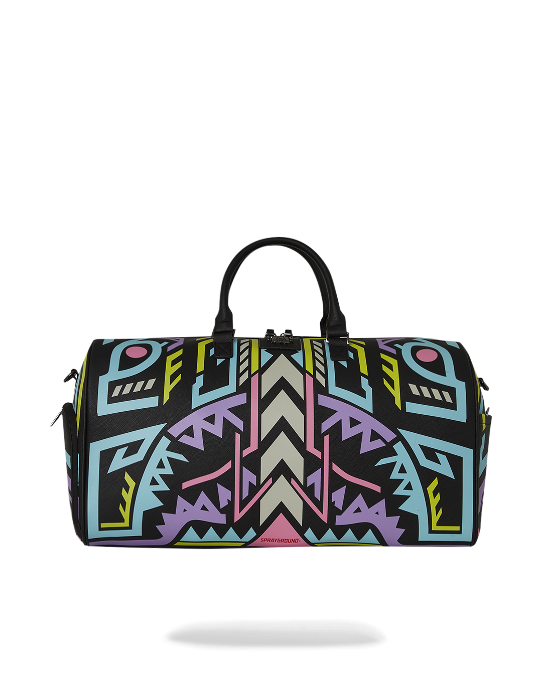 SPRAYGROUND® DUFFLE A.I. PATH TO THE FUTURE III DUFFLE - SANDFLOWER COLLAB (GLOW IN THE DARK)