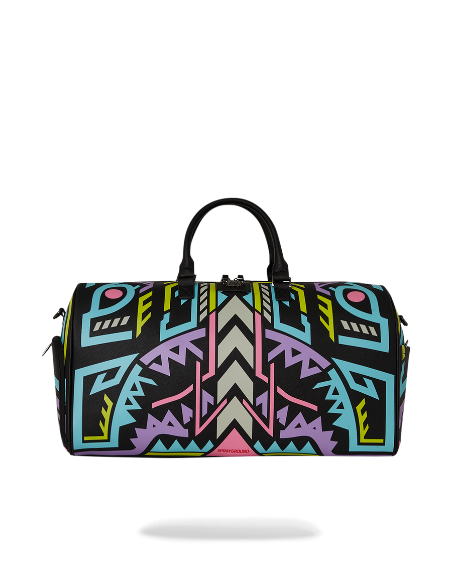 SPRAYGROUND® DUFFLE A.I. PATH TO THE FUTURE III DUFFLE - SANDFLOWER COLLAB (GLOW IN THE DARK)