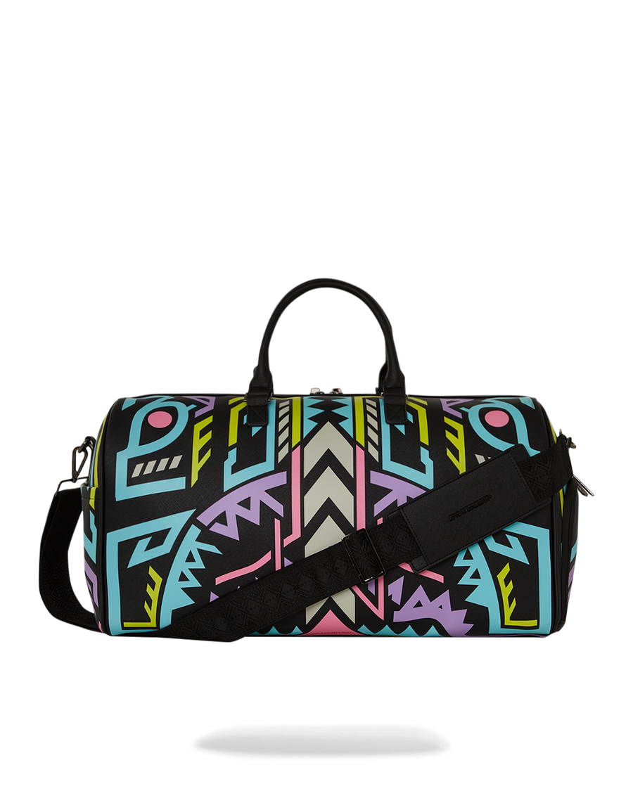 SPRAYGROUND® DUFFLE A.I. PATH TO THE FUTURE III DUFFLE - SANDFLOWER COLLAB (GLOW IN THE DARK)