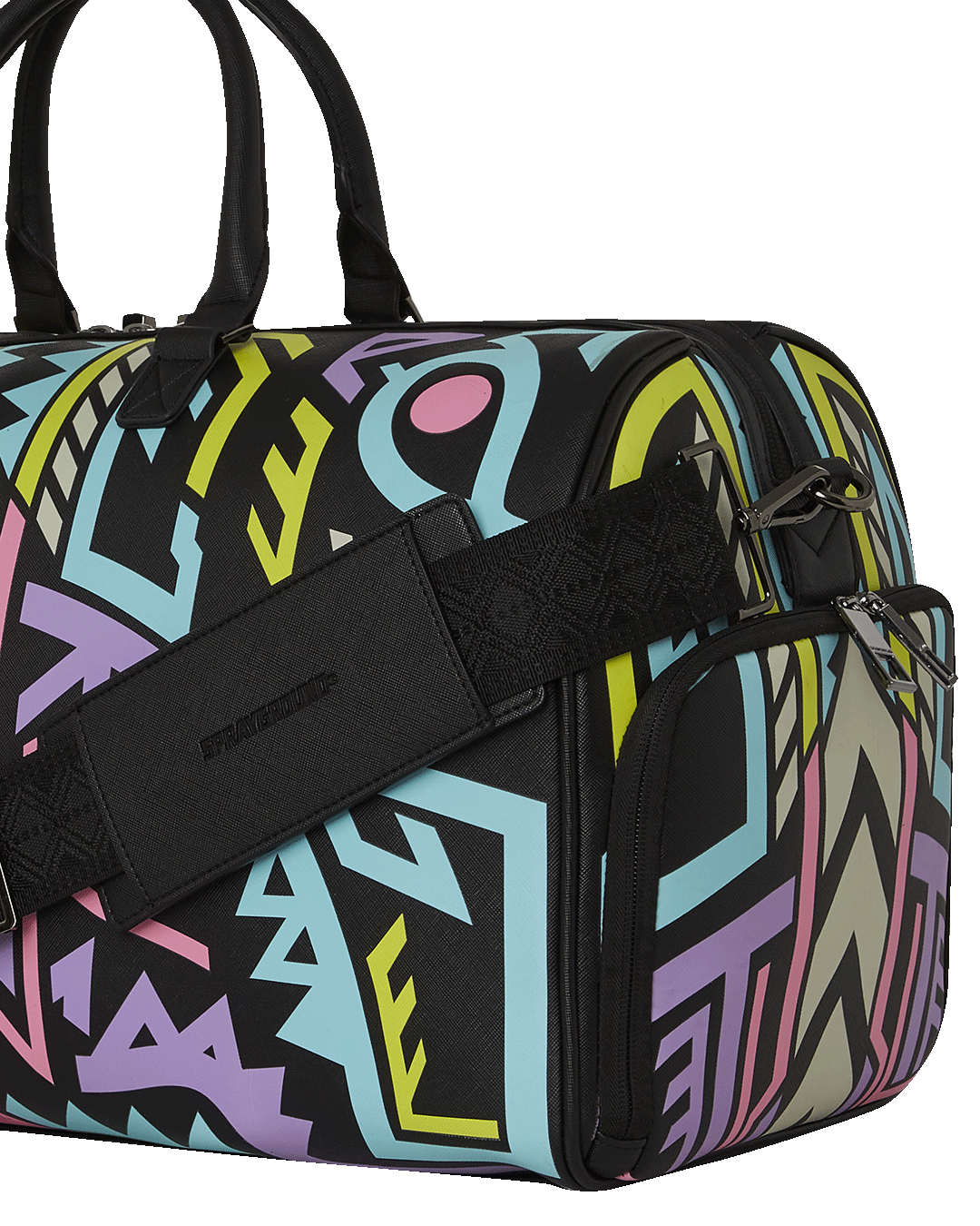 SPRAYGROUND® DUFFLE A.I. PATH TO THE FUTURE III DUFFLE - SANDFLOWER COLLAB (GLOW IN THE DARK)