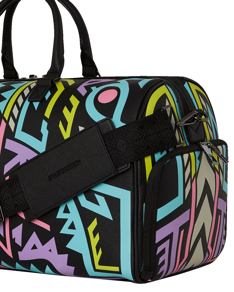 SPRAYGROUND® DUFFLE A.I. PATH TO THE FUTURE III DUFFLE - SANDFLOWER COLLAB (GLOW IN THE DARK)