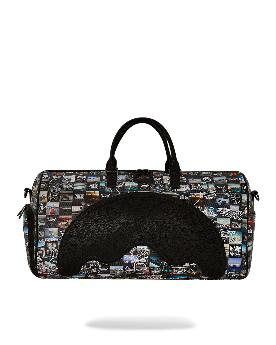 SPRAYGROUND® DUFFLE PORSCHE AHEAD COLLAB DUFFLE - LIMITED EDITION