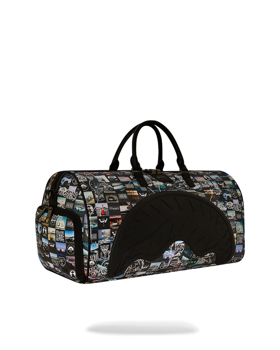 SPRAYGROUND® DUFFLE PORSCHE AHEAD COLLAB DUFFLE - LIMITED EDITION