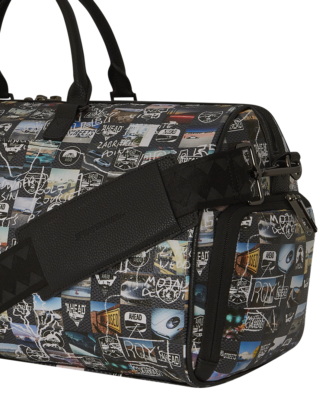 SPRAYGROUND® DUFFLE PORSCHE AHEAD COLLAB DUFFLE - LIMITED EDITION