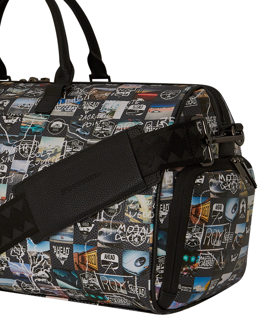 SPRAYGROUND® DUFFLE PORSCHE AHEAD COLLAB DUFFLE - LIMITED EDITION