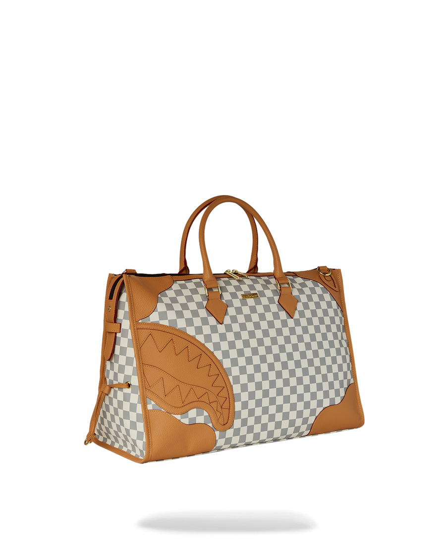 SPRAYGROUND® DUFFLE HENNY LATTE PYRAMID DUFFLE