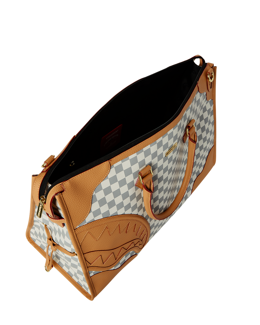 SPRAYGROUND® DUFFLE HENNY LATTE PYRAMID DUFFLE