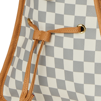 SPRAYGROUND® DUFFLE HENNY LATTE PYRAMID DUFFLE