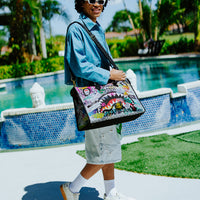 SPRAYGROUND® DUFFLE CREATE ANOTHER DAY PYRAMID DUFFLE