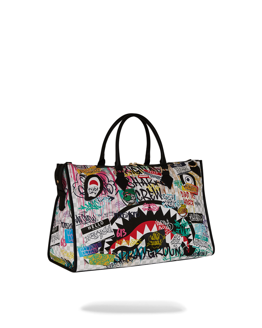 SPRAYGROUND® DUFFLE CREATE ANOTHER DAY PYRAMID DUFFLE