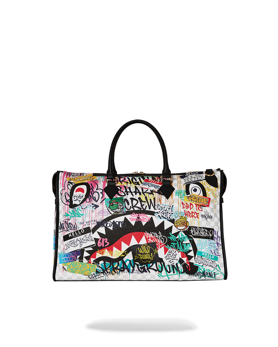 SPRAYGROUND® DUFFLE CREATE ANOTHER DAY PYRAMID DUFFLE