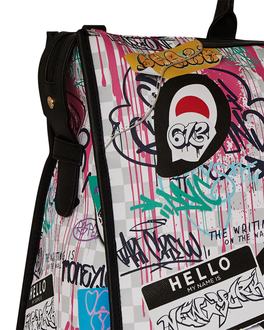 SPRAYGROUND® DUFFLE CREATE ANOTHER DAY PYRAMID DUFFLE